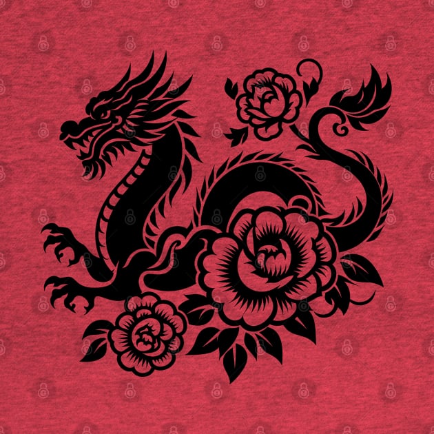 Floral Dragon by KayBee Gift Shop